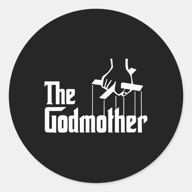 Amerikanische Clics Godmutter Der Film Not Mutter Runder Aufkleber (Vorderseite)