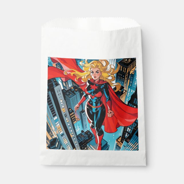 Amerikanische Comicen, Superheld der Retro-Comic Geschenktütchen (Vorderseite)