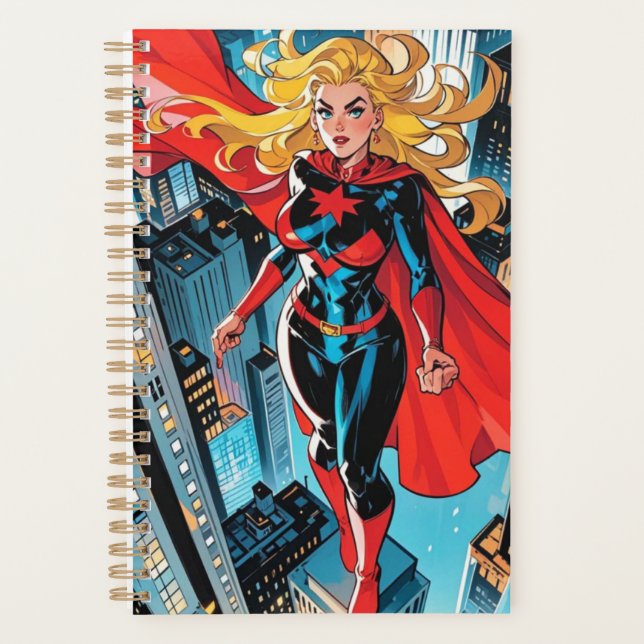 Amerikanische Comicen, Superheld der Retro-Comic Planer (Vorderseite)