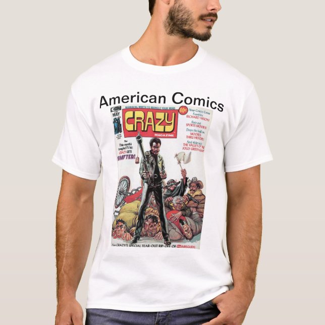 Amerikanische Comicen T-Shirt (Vorderseite)