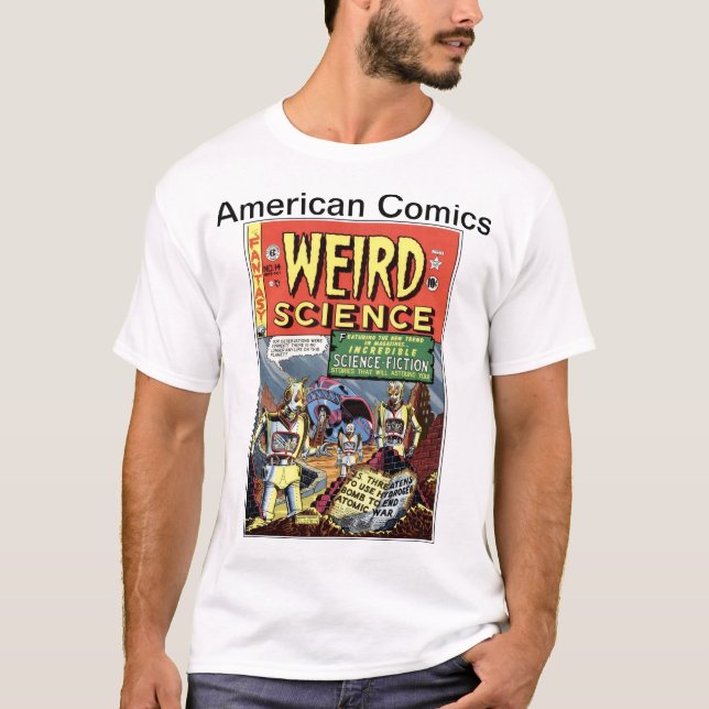 Amerikanische Comicen T-Shirt (Vorderseite)