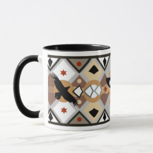 Amerikanische Crow-Tasse Tasse