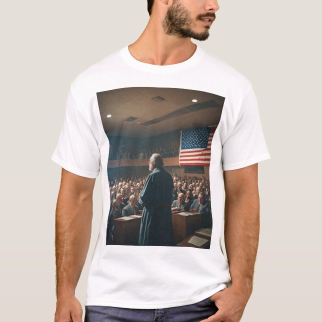 Amerikanische Demokratie in Aktion: Ikonische Zeug T-Shirt (Vorderseite)