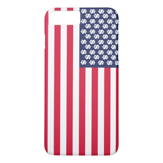 Amerikanische Dollarflagge vereinte Staaten und Case-Mate iPhone Hülle (Rückseite)