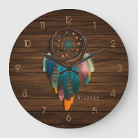 Amerikanische Dreamcatcher-Großuhr