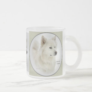 Amerikanische Eskimohundegeschenke Mattglastasse