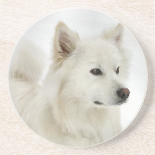 Amerikanische Eskimohundekunst Untersetzer