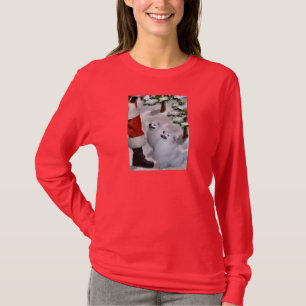 Amerikanische Eskimohundeweihnachtsgeschenke T-Shirt