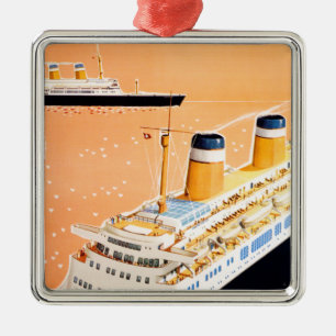 Amerikanische Export-Linien Silbernes Ornament
