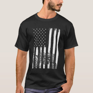Amerikanische Fahne Farm Tractor Patriotic US Farm T-Shirt