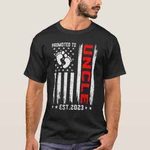 Amerikanische Fahne für Onkel Est 2023-Familie T-Shirt
