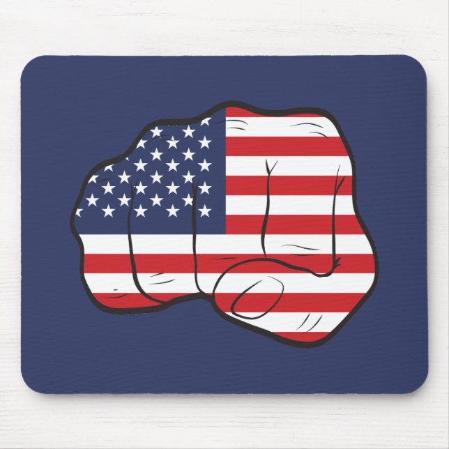 Amerikanische Fahne Mousepad (Vorne)