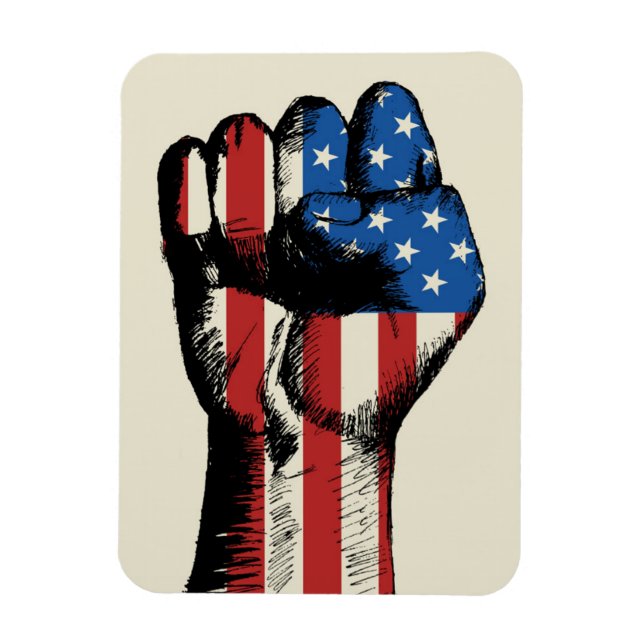 Amerikanische Faust Magnet (Vertikal)