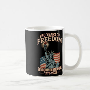 Amerikanische Feier zum 250. Jahrestag 250 Jahre U Kaffeetasse