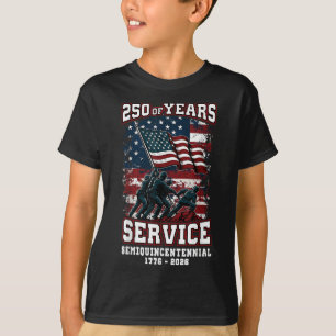 Amerikanische Feier zum 250. Jahrestag 250 Jahre U T-Shirt