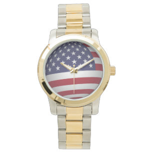 AMERIKANISCHE FLAG ARMBANDUHR