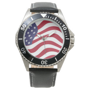 AMERIKANISCHE FLAG ARMBANDUHR