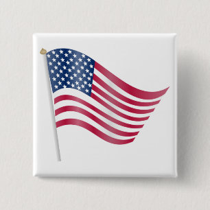 AMERIKANISCHE FLAG BUTTON