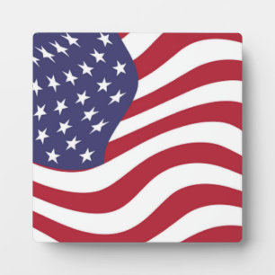 AMERIKANISCHE FLAG FOTOPLATTE