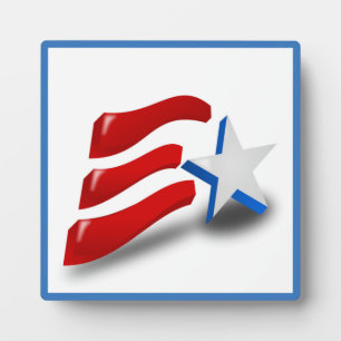 AMERIKANISCHE FLAG FOTOPLATTE