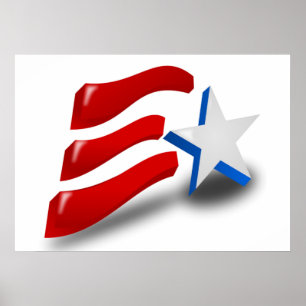 AMERIKANISCHE FLAG POSTER