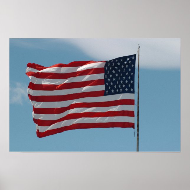 AMERIKANISCHE FLAG POSTER (Vorne)