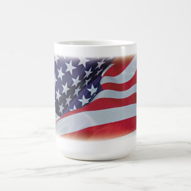 AMERIKANISCHE FLAG-TASSE KAFFEETASSE (Mittel)