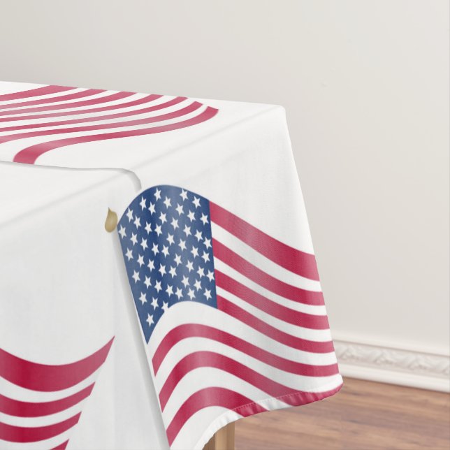 AMERIKANISCHE FLAG TISCHDECKE (Beispiel)