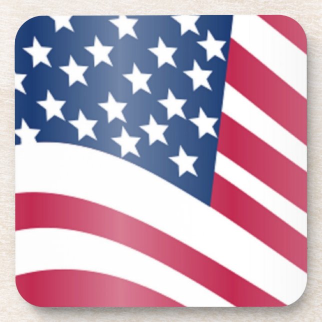 AMERIKANISCHE FLAG UNTERSETZER (Vorderseite)