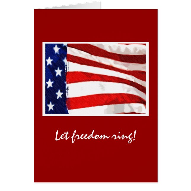 Amerikanische Flagge (Vorne)