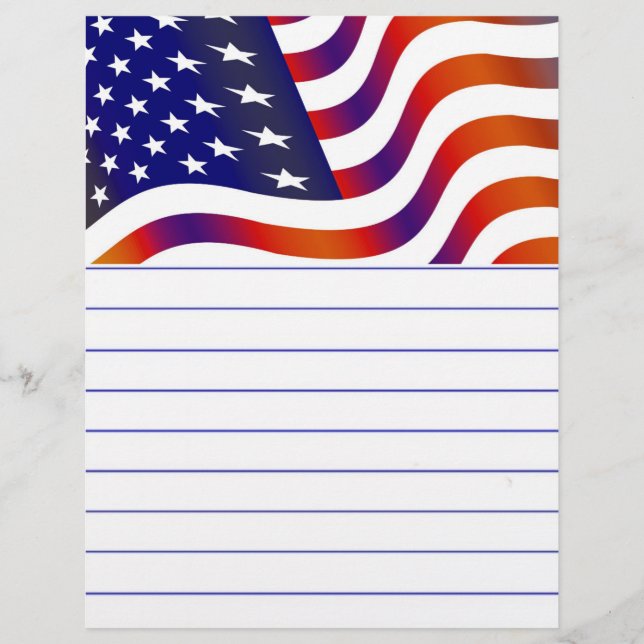 Amerikanische Flagge (Vorderseite)