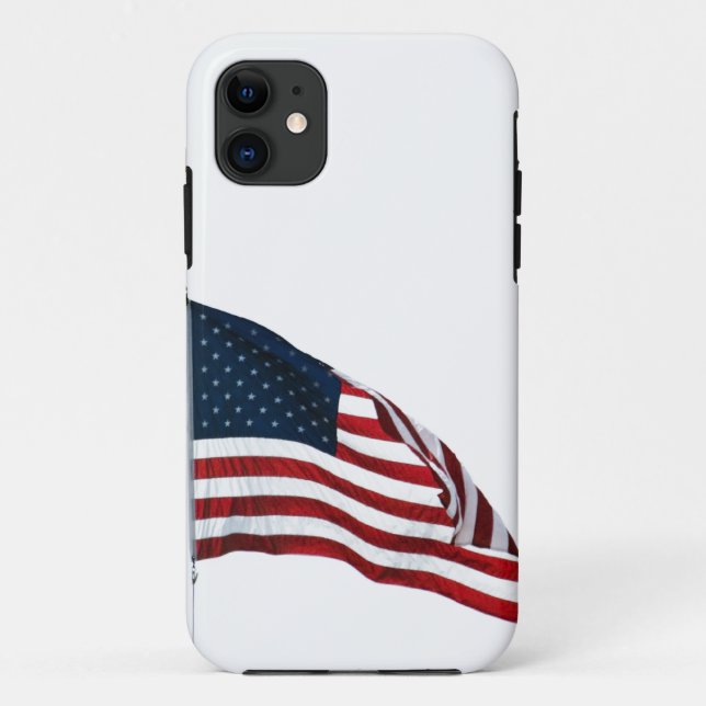 Amerikanische Flagge 2371 Case-Mate iPhone Hülle (Rückseite)