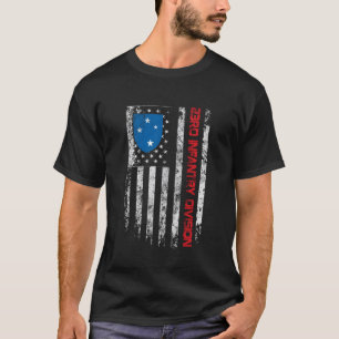 Amerikanische Flagge 23. Infanterie Division Veter T-Shirt