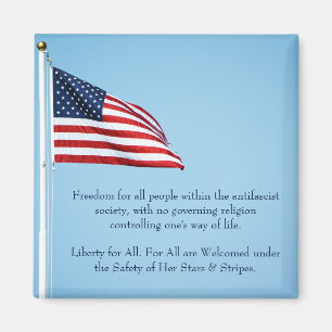 Amerikanische Flagge 2412 Magnet