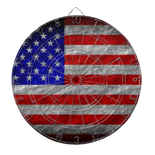 Amerikanische Flagge 2 Dartscheibe