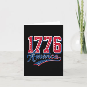 Amerikanische Flagge 4. Juli 1776 Patriotic Am Karte