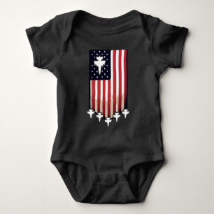Amerikanische Flagge 4. Juli-65079 Baby Strampler