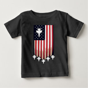 Amerikanische Flagge 4. Juli-65079 Baby T-shirt