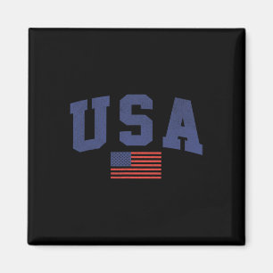 Amerikanische Flagge 4. Juli Americana kühl blau Magnet