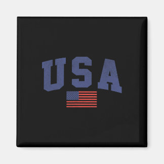 Amerikanische Flagge 4. Juli Americana kühl blau Magnet