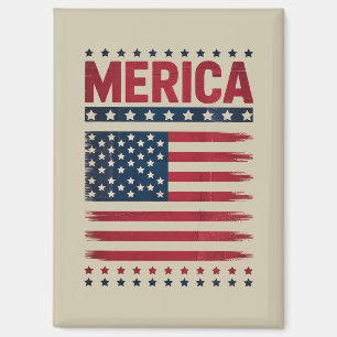 Amerikanische Flagge 4. Juli Merica Magnet