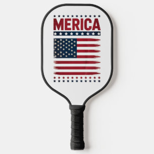 Amerikanische Flagge 4. Juli Merica Pickleball Schläger