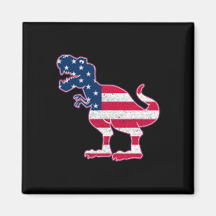 Amerikanische Flagge 4. Juli Patriotic Boys Gesche Magnet