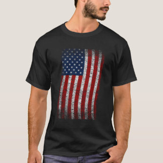 Amerikanische Flagge 4. Juli Patriotische Flagge d T-Shirt