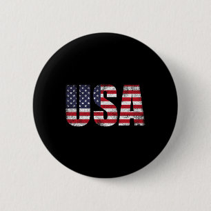 Amerikanische Flagge 4. Juli Patriotische Männer F Button