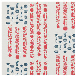 Amerikanische Flagge 4. Juli Picknick Stoff