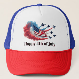 Amerikanische Flagge, 4. Juli Truckerkappe