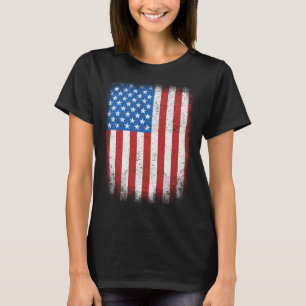 Amerikanische Flagge 4. Juli Vaterländische Rote B T-Shirt