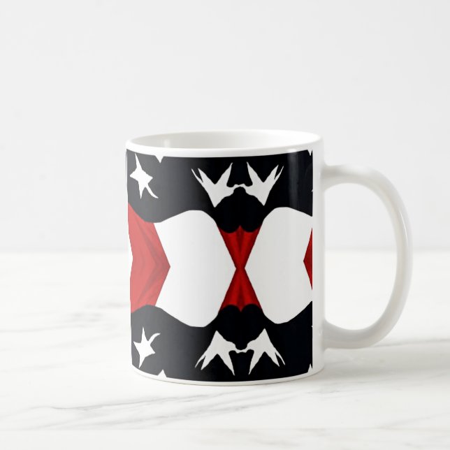 Amerikanische Flagge Abstrakt Tasse (Rechts)