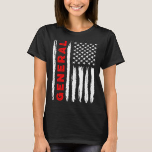 Amerikanische Flagge Allgemeine US USA-Flagge T-Shirt